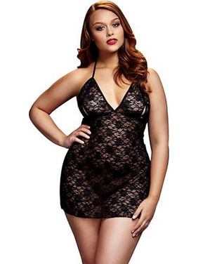 Baci Sexy Babydoll See Through με Δαντέλα Μαύρο 4890808171059