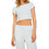 JJXX Γυναικείο Καλοκαιρινό Crop Top Ριπ Γαλάζιο 12217164