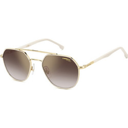 Carrera CA303S VV Ανδρικά Γυαλιά Ηλίου Aviator Μεταλλικά Λευκά με Μαύρο Φακό