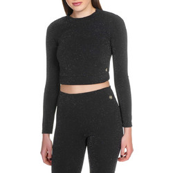 Kendall + Kylie Γυναικείο Χειμερινό Crop Top Μαύρο KKW3711631