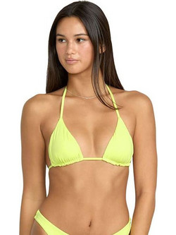 Volcom Bikini Top Τριγωνάκι Lime O1412508-IGR