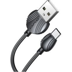 Awei CL-62 USB-A to USB-C 1m Black 6954284036481