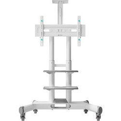 ONKRON TS1552-W Βάση Τηλεόρασης Δαπέδου Περιστρεφόμενη Τροχήλατη με Βραχίονα 40"-70" έως 60.5kg