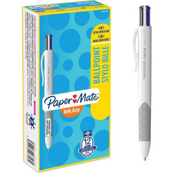 Papermate Inkjoy Quatro Στυλό Διαρκείας Πολύχρωμο 12τμχ