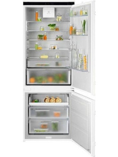 Electrolux ENG8TD75S Εντοιχιζόμενος Ψυγειοκαταψύκτης 375lt Full No Frost Υ188.4xΠ69.6xΒ54.9cm