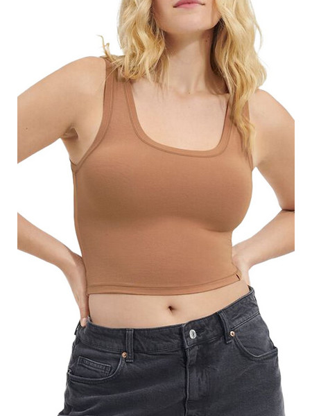 UGG Adrianne Γυναικείο Καλοκαιρινό Crop Top Ταμπά 1136920-SND