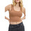UGG Adrianne Γυναικείο Καλοκαιρινό Crop Top Ταμπά 1136920-SND