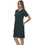 PNN Nightwear Mini Καλοκαιρινό Καθημερινό Φόρεμα Μεταξωτό Κυπαρισσί 0263-0001-2