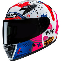 HJC Y10 Mika MC28 Red White Κράνος Μηχανής Full Face