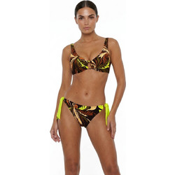 Bluepoint Bikini Top Μαύρο Καφέ Lime 26066067-02