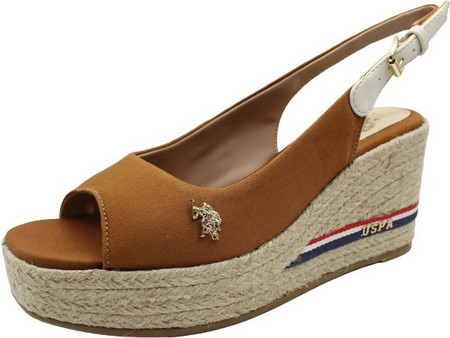 U.S. Polo Assn. Καλοκαιρινές Γυναικείες Πλατφόρμες Χαμηλές Ταμπά ALYSSA022-CUO010