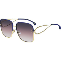 Etro 0070S S9E Γυναικεία Γυαλιά Ηλίου Τετράγωνα Μεταλλικά Χρυσά με Καφέ Φακό