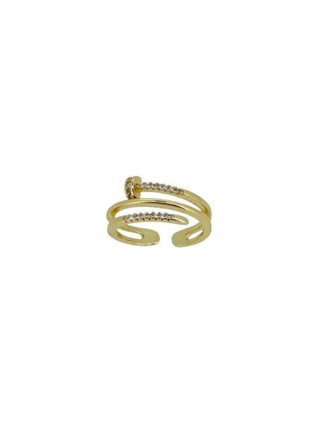 RO Accessories Γυναικείο Δαχτυλίδι Xρυσό R181