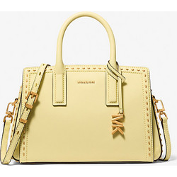 Michael Kors Γυναικεία Τσάντα Χειρός Δερμάτινη Κίτρινη 30S6A9IS1L-726
