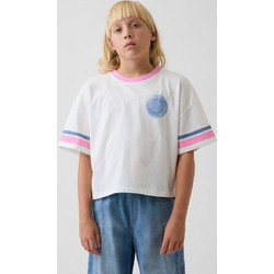 Gap Παιδικό T-Shirt Κοντομάνικο Λευκό Ροζ Royal Blue 898821002
