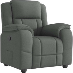 vidaXL Πολυθρόνα Relax με Υποπόδιο Ανακλινόμενη Ανθρακί 3303554