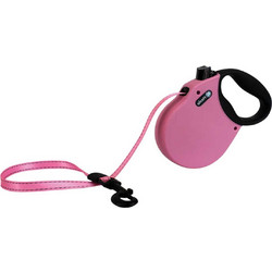 Alcott Adventure Πτυσσόμενο Λουρί Σκύλου έως 30kg 5m Ροζ