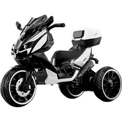 Tradesor Ηλεκτροκίνητο Παιδικό Μηχανάκι 6V Λευκό YH-029
