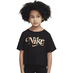 Nike Παιδικό T-Shirt Κοντομάνικο Μαύρο Χρυσό 36H790-023