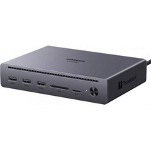 Ugreen U712 75795F Thunderbolt 5 Docking Station με DisplayPort PD Ethernet και Σύνδεση 2 Οθονών