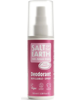 Salt of the Earth Fresh Strawberry Refillable Φυσικό Γυναικείο Αποσμητικό Spray Χωρίς Αλουμίνιο 100ml