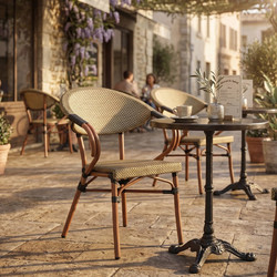 Pakoworld Isaia Καρέκλα Κήπου Bamboo 289-000024