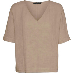 Vero Moda Γυναικείο Καλοκαιρινό Top Καφέ 10265470