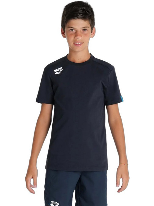 Arena Παιδικό T-Shirt Κοντομάνικο Navy Μπλε Λευκό 004918-700