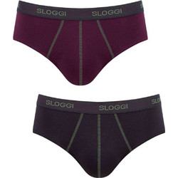 Sloggi Ανδρικά Σλιπ Βαμβακερά 2Pack 10050546-M022