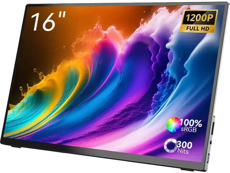 Minix SF16T IPS Φορητό Monitor 16" 1920x1200 FHD 120Hz