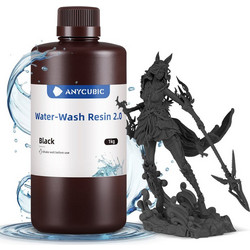 Anycubic 2.0 LCD Water Washable Ρητίνη 3D Printer Black 1kg