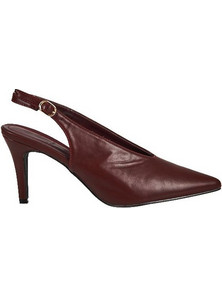 Elenross Γόβες Slingback Δερμάτινες με Τακούνι Στιλέτο Μπορντό GS09995W-BOR
