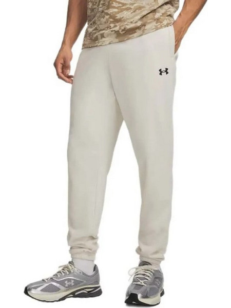 Under Armour Ανδρικό Παντελόνι Φόρμας με Λάστιχο Εκρού 6014638-110