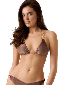 Guess Iris Bikini Top Τριγωνάκι Καφέ E6GJ11KF600-PMJQ