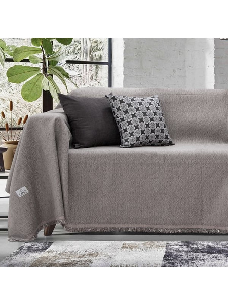 Lino Home Ριχτάρι Διθέσιου Καναπέ 180x250 Boxi Dark Grey