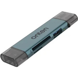 Onten CR537 Card Reader OTG USB-C & USB-A 2.0 για SD / microSD