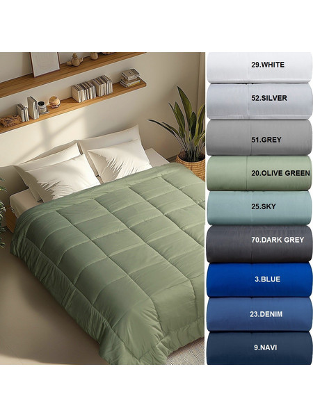 Adam Home Πάπλωμα Υπέρδιπλο Hollowfiber 220x240 Astra 52 Silver