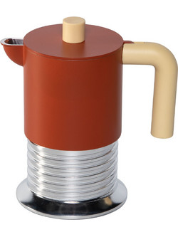 Alessi PM01BR Μπρίκι Espresso 3Cups Κόκκινο