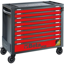 Beta RSC24AXL/9-R Τροχήλατος Εργαλειοφόρος Μεταλλικός με 9 Συρτάρια 103x44x97cm 024004293