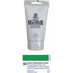 Ferrario Master 30 Permanent Green Deep Ακρυλικό Χρώμα Ζωγραφικής 120ml