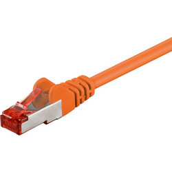 Goobay S/FTP Cat.6 Καλώδιο Δικτύου Ethernet 0.5m Orange