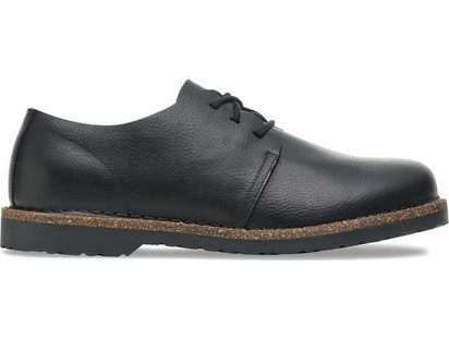 Birkenstock Uppsala Low Ανδρικά Σκαρπίνια Derby Δερμάτινα Μαύρα 1030183