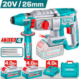 Total TRHLI262085E Πιστολέτο Μπαταρίας 20V 2x4Ah