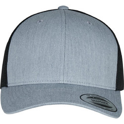 Flexfit Retro Trucker 2-Tone Ανδρικό Καπέλο Jockey με Δίχτυ Snapback Υφασμάτινο Γκρι Navy Μπλε 6606T-00720