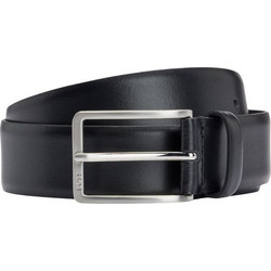 Hugo Boss Erman Ανδρική Ζώνη Δερμάτινη Μαύρη 50491834-001