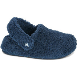 Crocs Ανατομικές Χειμερινές Παιδικές Παντόφλες για Αγόρι με Γούνα Navy Μπλε 210856-410