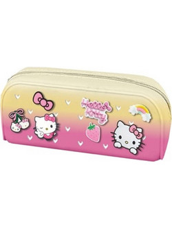 CoolPack Hello Kitty Κασετίνα Βαρελάκι Κίτρινη Ροζ 13082PTR