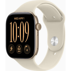 Apple Watch Series 12 46mm Aluminum Light Gold Sand