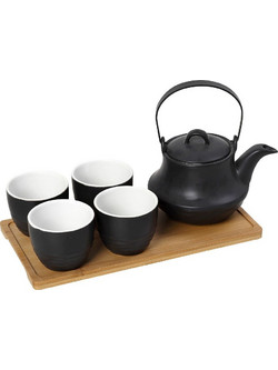 Espiel Ritual Φλιτζάνι Τσαγιού Bamboo Μαύρο Λευκό 200ml SPI112