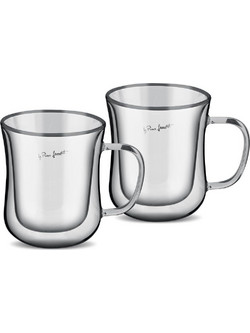 Lamart Σετ Ποτήρια Καφέ Γυάλινα Vaso 220ml 2τμχ LT9032